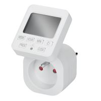 Solight DT35 digitální časový spínač s otočným LCD displejem, bílý (2)