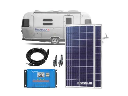 Victron Energy 350Wp kompletní solární systém pro karavan, chalupu