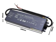 LED zdroj trafo na 24V/DC 60W/2,5A, IP67, UTD-24-60 180x60x19mm Záruka 5 let (2)