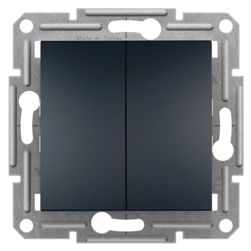 Schneider Asfora EPH0600171 Spínač řazení č.6+6, bezšroubový, 10A, Antracit