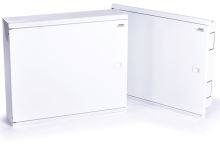 Noark EMFF4 96W velkoobsahová rozvodnice /109811/, montáž pod omítku, 4x24 modulů, bílé plechové dveře včetně  N/PE svorkovnic (1)