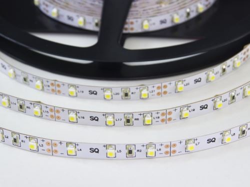 LED pásek 4,8W/1m, 60LED/1m, 365 lm/1m vnitřní IP20 12V/DC barevné možnosti /SQ3-300/