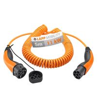 Nabíjecí kabel LAPP 61799 pro elektromobily Typ2 11kW 20A 3fáze v 5m délce