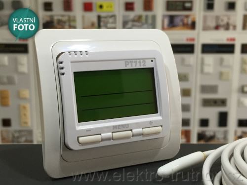 Elektrobock PT712-EI termostat pro podlahové topení týdenní,digitální ,do krabičky