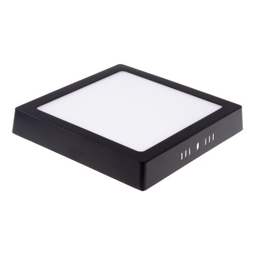 Přisazený LED panel 24W čtverec černý 300x300mm