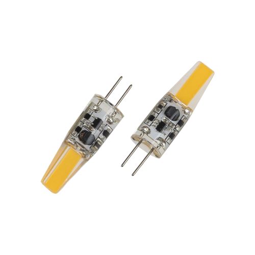 LED žárovka s paticí G4 12V AC/DC 3000K/teplá bílá 2W náhrada za 20W žárovku 200lm IP20