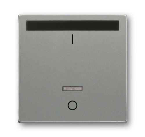ABB 6020-0-1396 Solo®, Solo® carat Kryt spínače elektronického s krátkocestným ovladačem, s infračerveným (IR) přijímačem, metalická šedá
