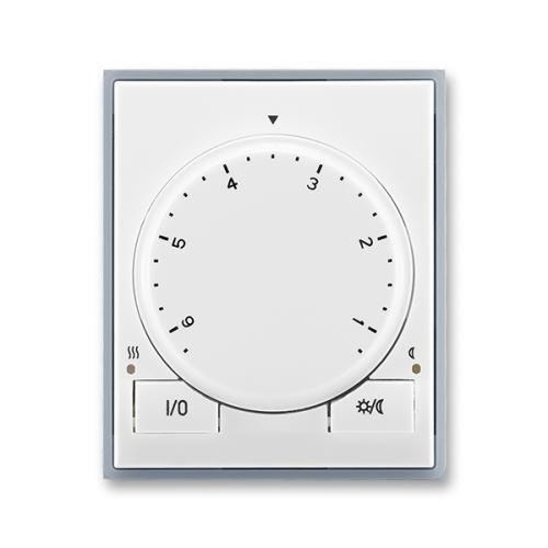ABB 3292E-A10101 04 termostat ELEMENT/TIME bílá/ledšedá