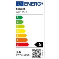 Solight WD175-B černý čtvercový přisazený LED panel s možností měnění CCT 24W 1800lm 3000K/4000K/6000K (6)