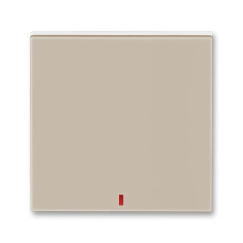 ABB 3559H-A00655 18 Kryt s červeným průzorem LEVIT macchiato/bílá