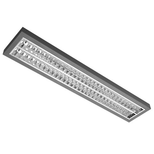 Stropní LED svítidlo MODUS AREL4000, 42W, 4300lm, denní bílá 4000K, pro stropní i závěsnou montáž, IP20, šedé s ocelovým krytem