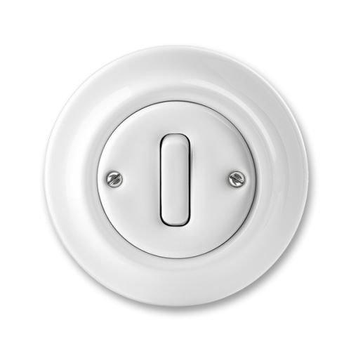 ABB 3559K-C06345 Decento® Přepínač střídavý č.6 Bílá-porcelán