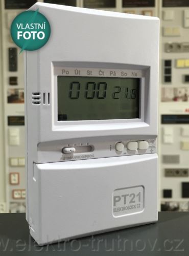 Elektrobock PT 21 týdenní termostat prostorový digitální