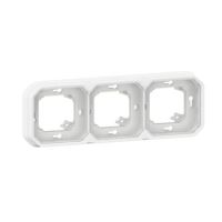 LEGRAND PLEXO 069698L trojnásobný rámeček pro zapuštěnou montáž Bilý IP55