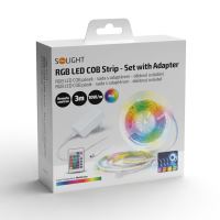 SOLIGHT WM59-RGB LED RGB SMD pásek v sadě s adaptérem a ovládáním 10W/m 3m dlouhý barevný (9)
