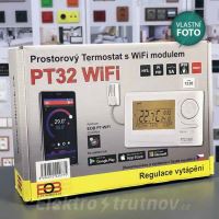 Elektrobock  PT 32 WIFI týdenní termostat podsvícený LCD + ovládání telefonem (7)