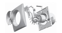 Soler&Palau ventilátor SILENT 100 CHZ - zpětná klapka, kuličková ložiska, hydrostat 100mm (8)
