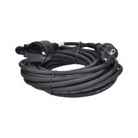 SOLIGHT PS35 Prodlužovací kabel venkovní 1 zásuvka/10m 3x2,5mm2 Černá velice odolný kabel IP44 (1)
