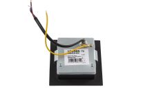 LED černé orientační vestavné svítidlo vhodné ke schodům nebo do chodeb, 3W, IP65, 230V (5)