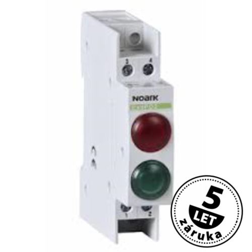 Noark Světelné návěstí, 230V AC/DC, 1 zelená LED a 1 červená  LED Ex9PD2gr 230V AC/DC /102463/
