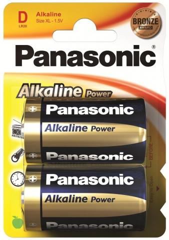 PANASONIC alkalická baterie D buřt 1,5V LR20APB/2BP