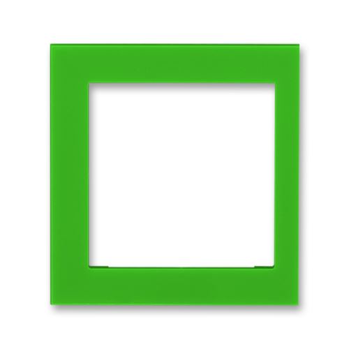 ABB 3901H-A00255 67 Kryt rámečku s otvorem 55x55, krajní LEVIT zelená
