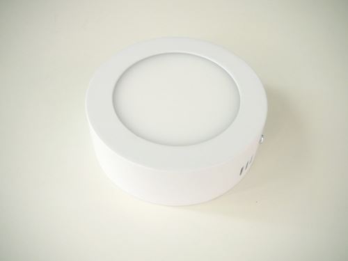 Přisazený LED panel 6W kulatý 115mm 6000K 490-510lm