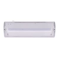 Solight WO527-1 LED nouzové osvětlení, 4W, 200lm, IP65, LiFePo4 1000mAh baterie, autotest
