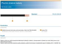 Kabel ohebný CYH V03VH-H 2x1,5 černorudá dvojlinka (2)