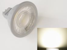 LED EV7W žárovka 12V MR16 s paticí GU 5,3 7,5W DW úhel 60° náhrada 60W halogenu Denní bílá