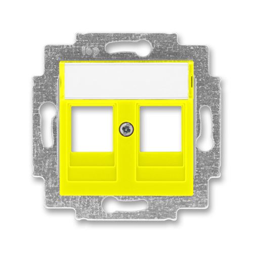 ABB 5014H-A01018 64 Kryt zásuvky komunikační LEVIT žlutá