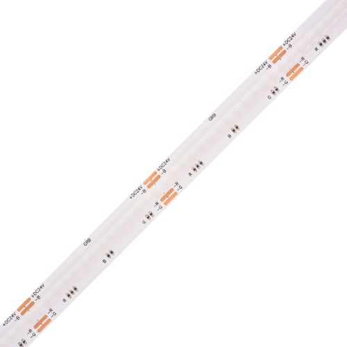 RGB LED pásek COB barevný, Jednotné světlo 15W/m, 24V, 840LED/m záruka 3 roky