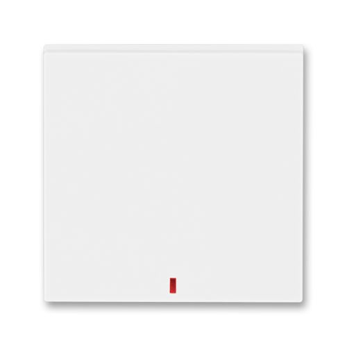 ABB 3559H-A00655 03 Kryt s červeným průzorem LEVIT bílá/bílá