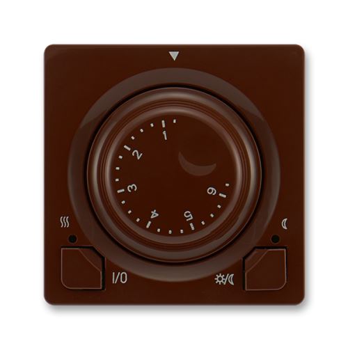 ABB 3292G-A10101 H1 Swing®L termostat univerzální SWING hnědá otočné ovládání