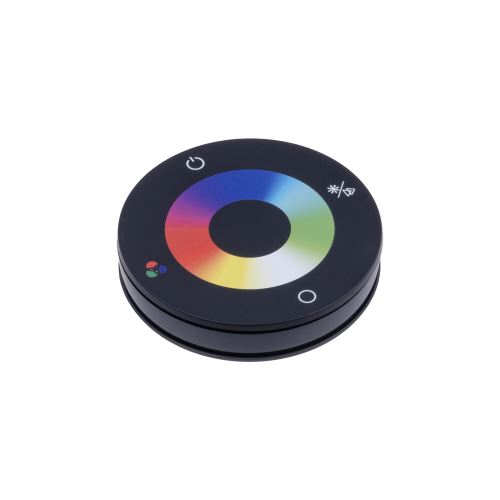 LED dálkový ovladač jednokanálový BSK1, RGB a RGBW, RF ovládání, pro CCT osvětlení černý