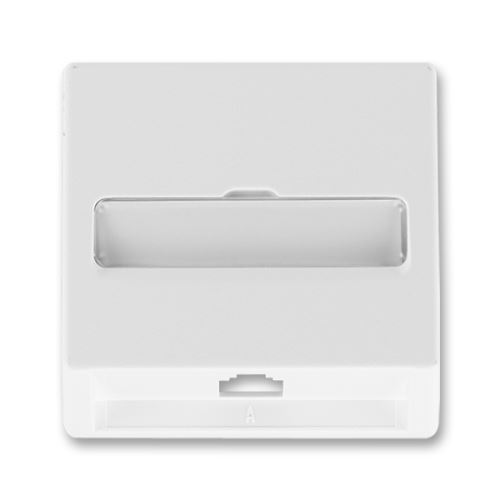 ABB 5013C-A00213 B1 Classic Kryt zásuvky telefonní s 1 otvorem, jasně bílá