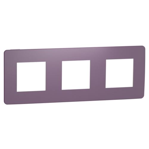 Schneider NOVÁ UNICA NU280614 rámeček trojnásobný PLUM/BÍLÝ