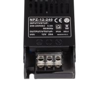 LED zdroj vnitřní 12V, 240W, IP20,  NPZ-12-240 pro nízkonapěťové LED produkty (2)
