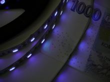 LED pásek ultrafialový UV 14,4W/m 60 LED/m IP20 UV SMD 12V DC (2)