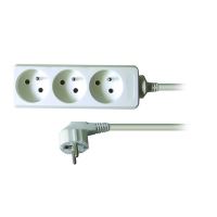 SOLIGHT PP02 Prodlužovací kabel 3zásuvky/2m 3x1mm2 Bílá