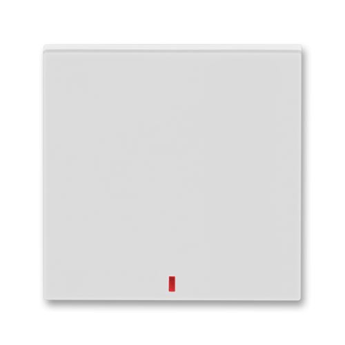 ABB 3559H-A00655 16 Kryt s červeným průzorem LEVIT šedá/bílá