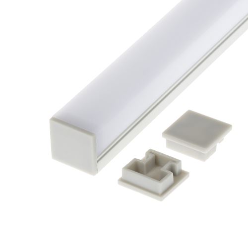 Koncovka LED profilu N8H plastová Koncovka LED profilu N8H