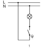 ABB 3557G-A01940 D1 Swing®L IP44 Spínač jednopólový, s krytem, řazení č.1, upevnění drápky, béžová (2)