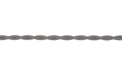 Splétaný textilní kabel vhodný k lampám nebo žárovkám, když chcete přiznat kabeláž ve 3 barevných provedeních 2x0,75mm2