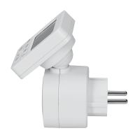 Solight DT35 digitální časový spínač s otočným LCD displejem, bílý (3)