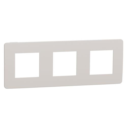 Schneider NOVÁ UNICA NU280624 rámeček trojnásobný LIGHT GREY/BÍLÁ