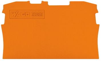WAGO 2002-1292 oranžový bok řadové svorky přepážka pro 2002 řadu