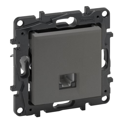 Legrand NILOÉ STEP zásuvka telefonní RJ11 OCEL /863455/