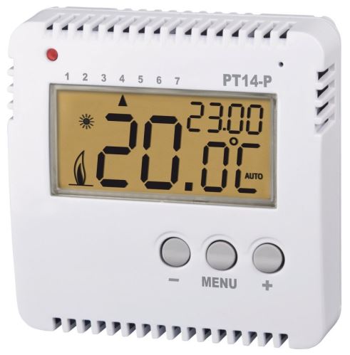 Elektrobock  PT14-P termostat prostorový digitální programovatelný pro ovládání elektrického topení