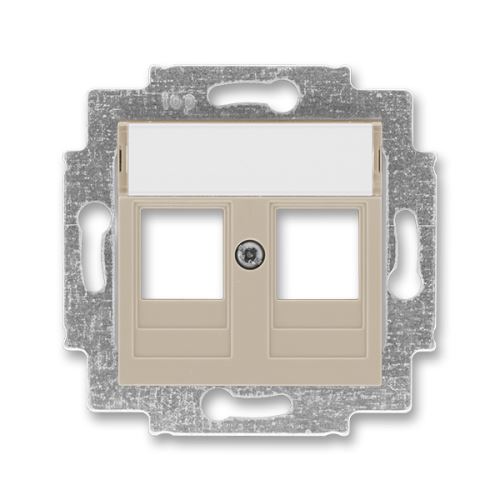 ABB 5014H-A01018 18 LEVIT Kryt zásuvky komunikační macchiato